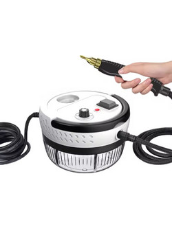 Ατμοκαθαριστής Φορητός 3000W 220V με Κοντάρι και Δοχείο 1400 ml Λευκό