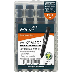 Pica VISOR Permanent Easy Refill Pack Ανταλλακτικές Μύτες για τα Pica VISOR (4 τμχ) Μαύρο Pica991/46 068027 PICA MARKER