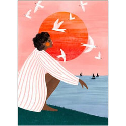 Poster Sunset On My Own 70x100 Poster & Frame High quality paper