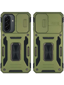Sonique Ring Armor CamShield Θήκη Khaki (Samsung Galaxy A17 4G / A17 5G / A18 4G / A18 5G)
