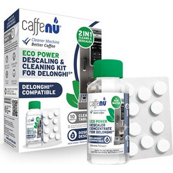 Caffenu Descaling & Cleaning KIT for Delonghi (10xTablets, 1x αφαλατικό 200ml)