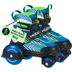 Hudora My First Quad Boy Children Quad Αυξομειούμενα Rollers Παιδικά Μπλε Πράσινα 22041