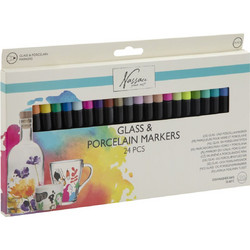 Nassau - Glass & porcelain markers 24 pcs (AR0149/GE)