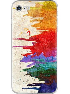 Θήκη TPU inos Apple iPhone 8/ iPhone SE (2020) Art Theme Watercolor N21231