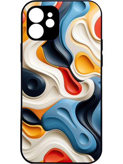 CUSTOM Colorful Pattern - iPhone 13 Premium σκληρή θήκη (πλαστικό υψηλής ποιότητας, high definition colors)