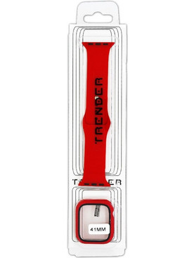 Trender Λουράκι / Θήκη Σιλικόνης Red (Apple Watch 38 / 40 / 41mm)