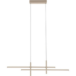 Eglo Trepiliano Φωτιστικό Οροφής Ράγα LED 3000K 2500lm Beige 110x120cm 901887