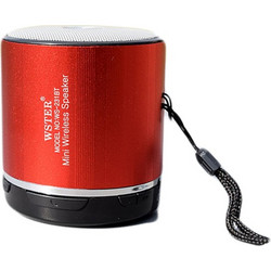 Wster WS-231 Ηχείο Bluetooth 5W με Ραδιόφωνο Κόκκινο