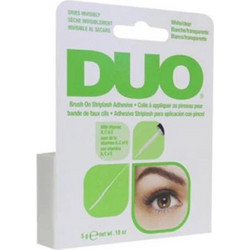 Κόλλα για Βλεφαρίδες Διάφανη Duo Lash Brush-On Striplash Adhesive White/Clear 5ml