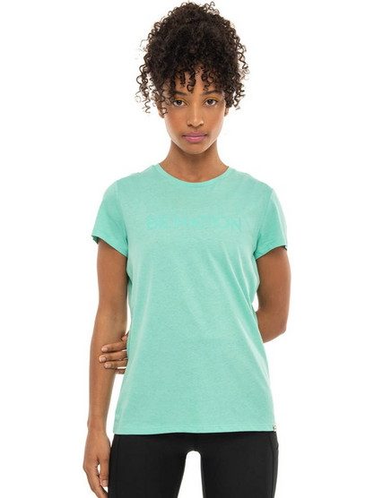 Γυναικείο T Shirt Benation Essentials Crew Neck S/S Tee Πράσινο