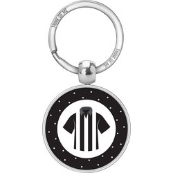 THINKOFME ΜΠΡΕΛΟΚ 3,6cm ΑΣΠΡΟΜΑΥΡΗ ΦΑΝΕΛΑ