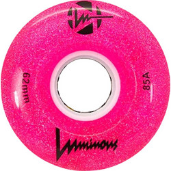 LUMINOUS 62χιλ./85A Ροδάκια - Glitter pink (4αδα)