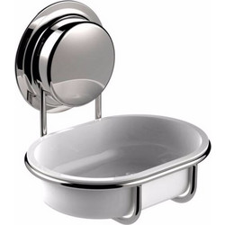 Sealskin Σαπουνοθήκη επιτοίχια με βεντούζα chrome Elementals
