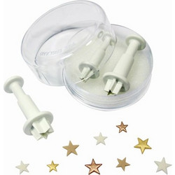 Σετ Κόπτες Αστέρια (Mini Plunger Cutter Set/3) - PME
