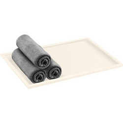 Δίσκος Πετσετών Sanco Hotel Amenities 00136-Μ102 Beige Mat 30x20x1cm
