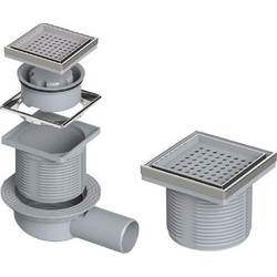 Σιφώνι Δαπέδου Τετράγωνο για Πλακάκι MaxiFlow Elit 15x15cm 1253206KE