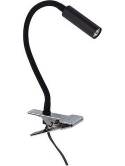 TK Lighting LAGOS Φωτιστικό Γραφείου για Ντουί G9 και Κλιπ σε Μαύρο Χρώμα