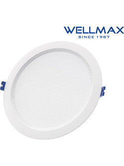 ΦΩΤΙΣΤΙΚΟ LED DOWNLIGHT ΧΩΝΕΥΤΟ ΣΤΡΟΓΓΥΛΟ Φ225 18W/24W 3CCT 3000K/4000K/6500K ATHENA WELLMAX