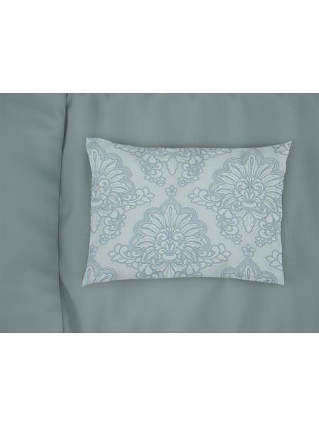 Μαξιλαροθήκη Εμπριμέ Άρτεμις 705 50X70 Light Blue-Grey 100% Cotton Dimcol