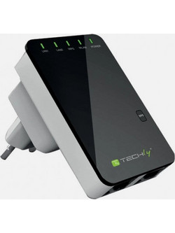 Techly I-WL-REPEATER2 Wi-Fi Extender Single Band (2.4GHz) 100Mbps