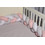 Baby Oliver Des 3125 Πάντα Κούνιας Πλεξούδα Λευκό Γκρι Ροζ 20x200cm
