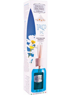 Sweet Home Collection Talco - Αρωματικό Χώρου με Sticks Άρωμα Πούδρα (Talc) 100ml