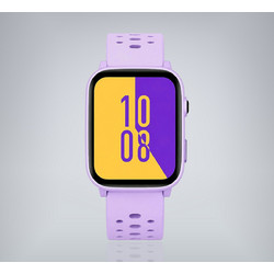 Παιδικό Smartwatch W98 - Μωβ ανοιχτή κάσα / μωβ ανοιχτό λουρί σιλικόνης