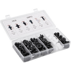 AMiO Σετ Κλιπς Αυτοκινήτου Car Body Clips Set 100τμχ (02830)