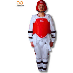 LEGENDARY TAEKWONDO SET ΠΡΟΣΤΑΤΕΥΤΙΚΑ 5 ΤΕΜΑΧΙΩΝ ΚΟΚΚΙΝΑ S-XL - Κόκκινο