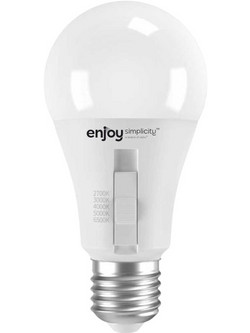 EL903003 | EL903003 | LED SMD 13.5W A60 5CCT dip switch|13.5W (100w)|1521lm|E27|2700k-3000k-4000k-5000k-6500k| enjoysimplicity