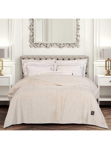Greenwich Polo Club Κουβερτα Faux Fur Υπερδιπλη Premium 3451 Ivory Ivory