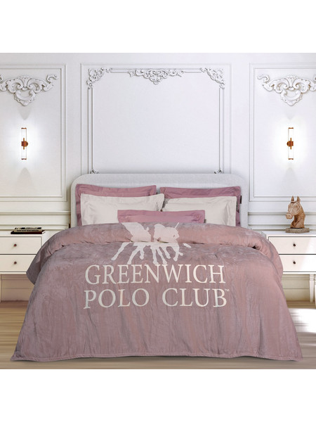 Greenwich Polo Club Κουβερτα Fleece Υπερδιπλh 3491 Nude Nude
