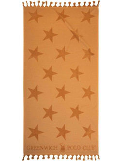 Greenwich Polo Club Πετσέτα Παρεό Θαλάσσης Πορτοκαλί 90x170cm 3833