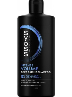 Syoss Volume Violet Rice Σαμπουάν για Όγκο για Ταλαιπωρημένα Μαλλιά 440ml