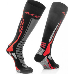 Κάλτσες Acerbis MX Pro 22077.323 μαύρο-κόκκινο - ACERBIS
