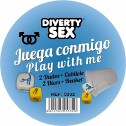 DICE GAME PLACE + POSITIONS FOR MEN WITH CUP - DIABLO PICANTE