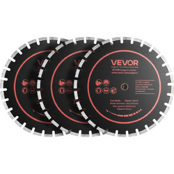 VEVOR Διαμαντένιοι Δίσκοι Κοπής 410 mm για Μπετόν, Σετ 3 Τεμαχίων, Οπή 25,4 mm HNTJDP16INCHEN81Z001V0