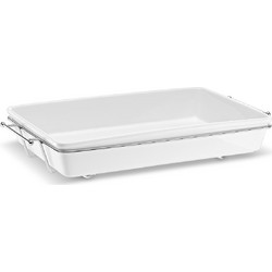 Πορσελάνινο ταψί με inox βάση 41x26x7 cm 26.000.81 Cryspo trio