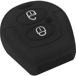 Θήκη κλειδιού για αυτοκίνητα Volkswagen 1001-08, εύκαμπτη, μαύρη