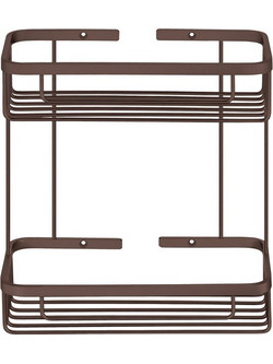 Sanco Shower Baskets Διπλή παραλ/μη Θήκη Wenge ανάγλυφο 00004-Α75