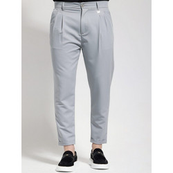 Tresor Derek Ανδρικό Παντελόνι Chino Γκρι 4708