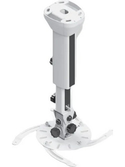 Edbak Βάση Projector Οροφής PMV100 με Μέγιστο Φορτίο 15kg Λευκή