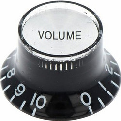 ΚΟΥΜΠΙΑ ΚΙΘΑΡΑΣ Goldo Bell Knob Vol BK KSGVB