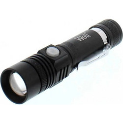 Well TORCH-APEX-WL Επαναφορτιζόμενος Φακός Led 350lm