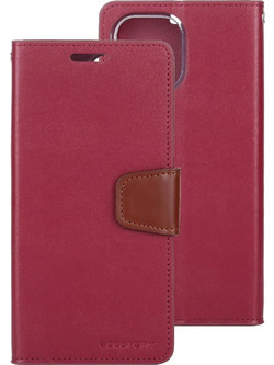 Θήκη Book Goospery Sonata Diary Case για Apple iPhone 12 Pro Max Μπορντώ