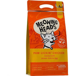 Meowing Heads Paw Licking Chicken 450gr