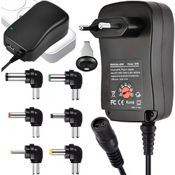 Τροφοδοτικό Ρυθμιζόμενης Τάσης 3V-12V 30W Με USB Και 6 Βύσματα