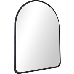Καθρέπτης Selene pakoworld μαύρο MDF 46x1.2x60 εκ