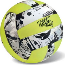 Star Toys Μπάλα Volley Νεοπρένιο Tiger Match Line Fluo Κίτρινη Size 1 44-767