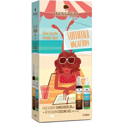Messinian Spa Face & Body Sunscreen 2 In 1 Spf30 100ml + After Sun Cooling Gel Μέντα Αλόη 100ml